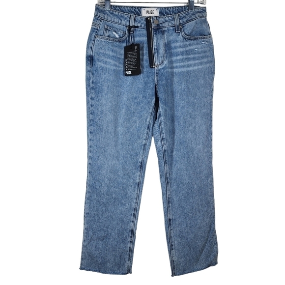 PAIGE VINTAGE NOELLA STRAIGHT LEG JEANS - Picture 1 of 6